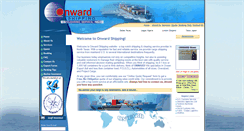 Desktop Screenshot of onwardshipping.com